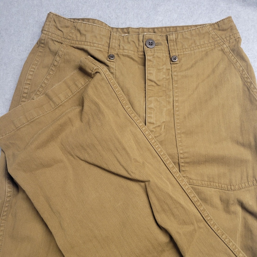 Madewell Pants Womens 26 Brown Utility Flap Pocket Everywear‎ Canvas Festival